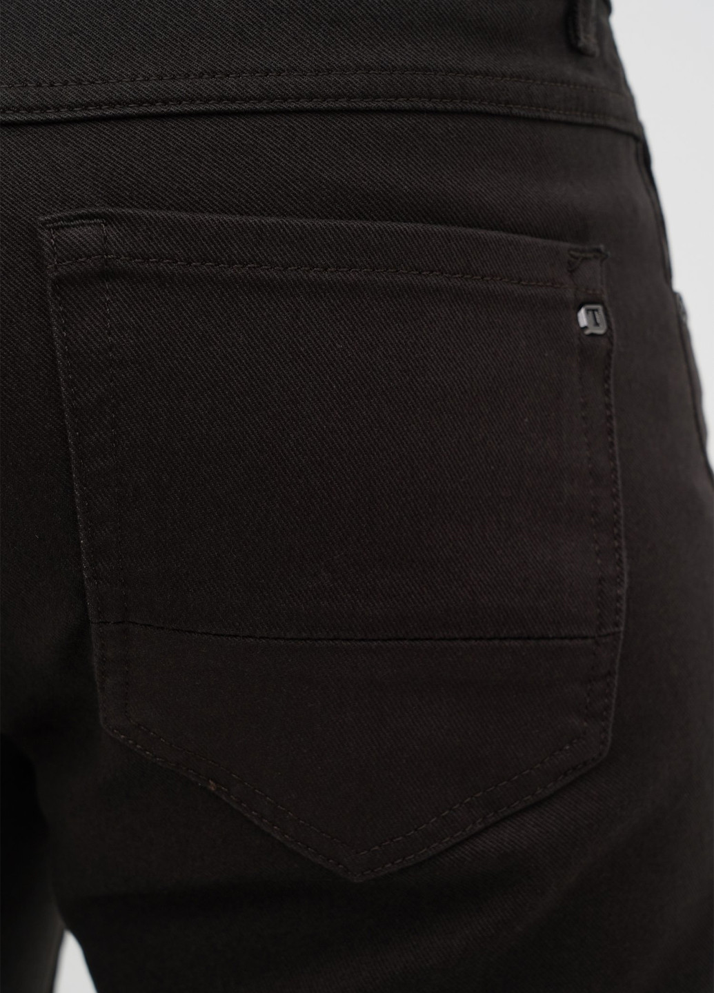 Коричневые демисезонные слим джинсы Trend Collection