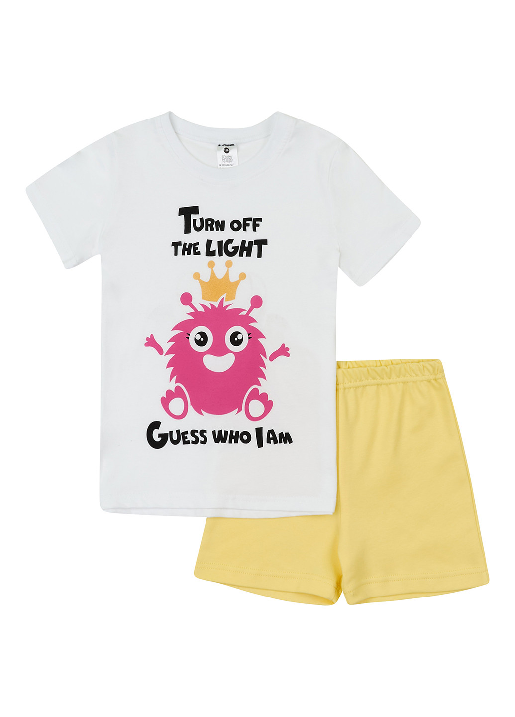 Комбинированная всесезон пижама (футболка, шорты) футболка + шорты Garnamama