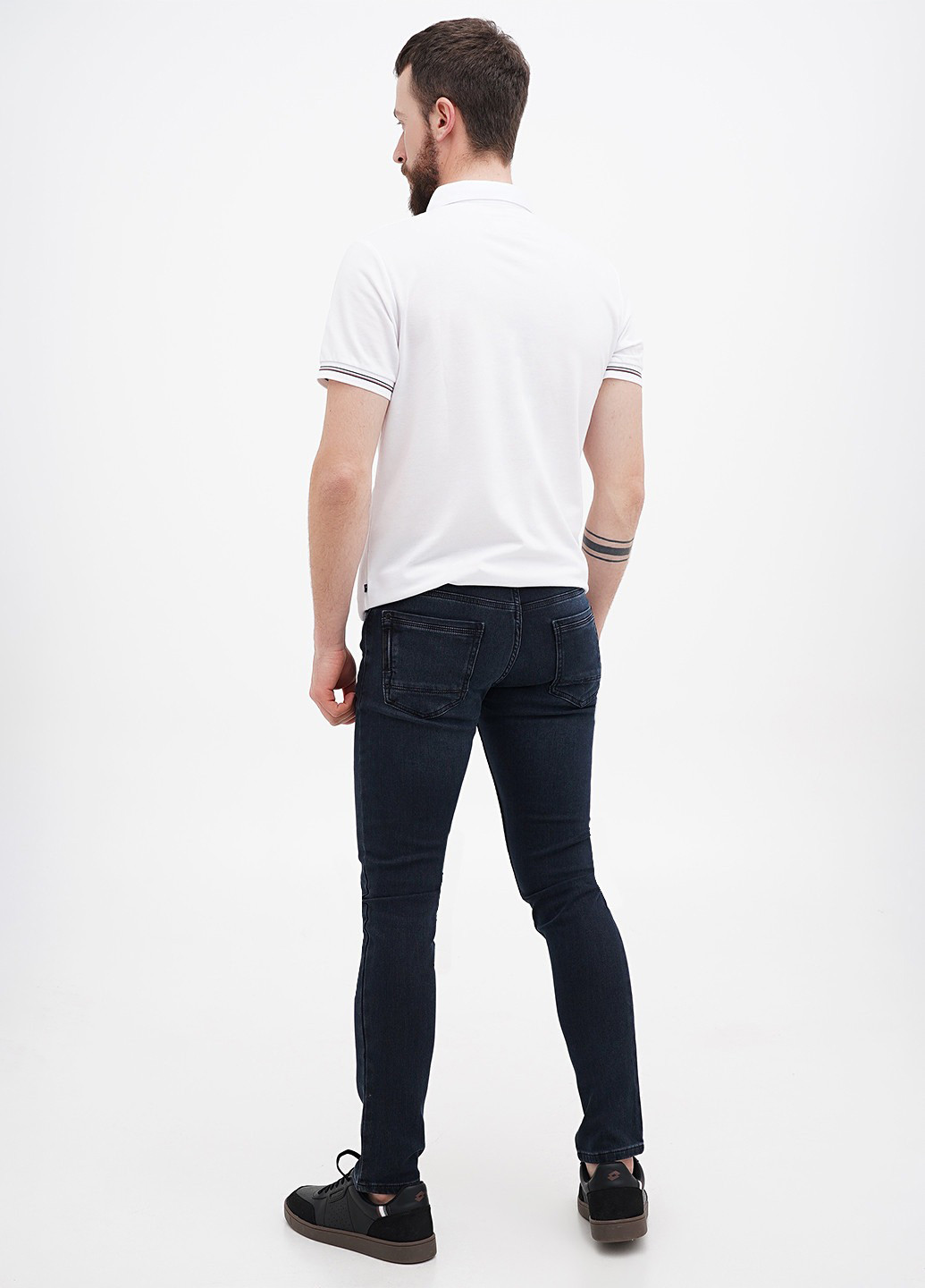 Темно-синие демисезонные скинни джинсы Benson & Cherry