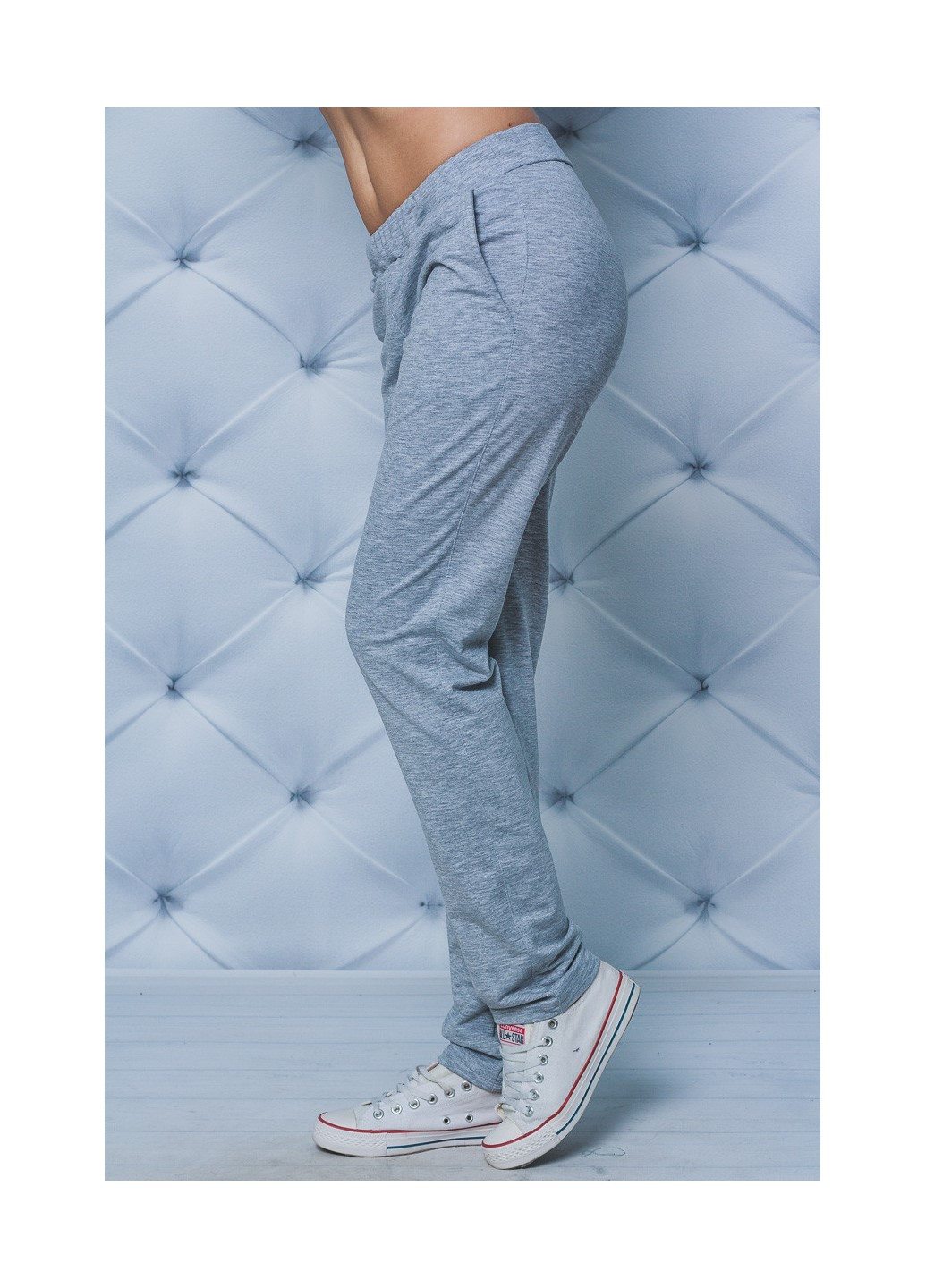 Спортивні штани 01874 58 Світло-сірі Versal (223357228)