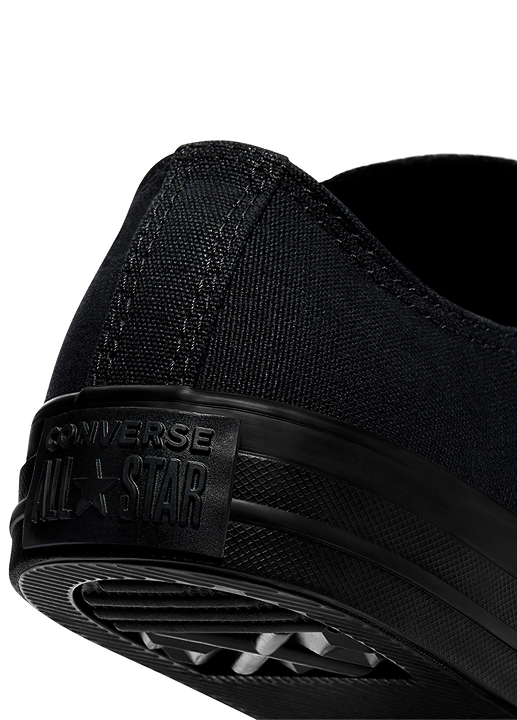Черные всесезонные кеды Converse ALL STAR OX BLACK MONO