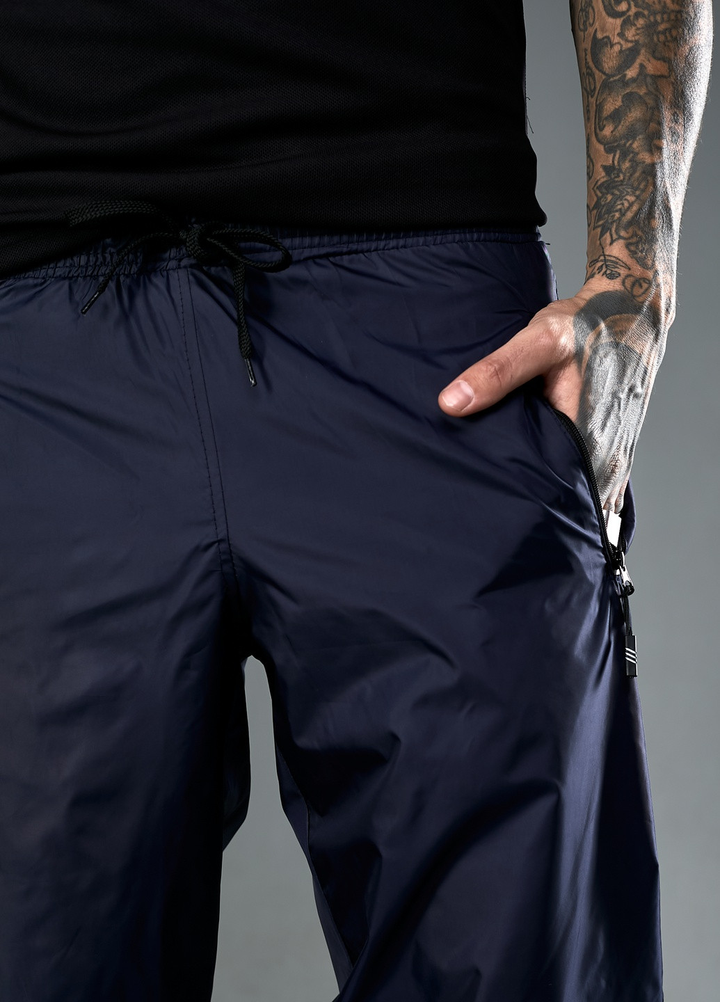 Темно-синие демисезонные брюки Tailer