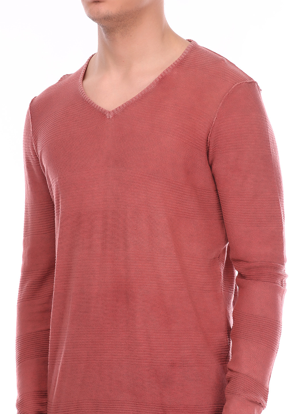 Коралловый демисезонный пуловер пуловер Colin's