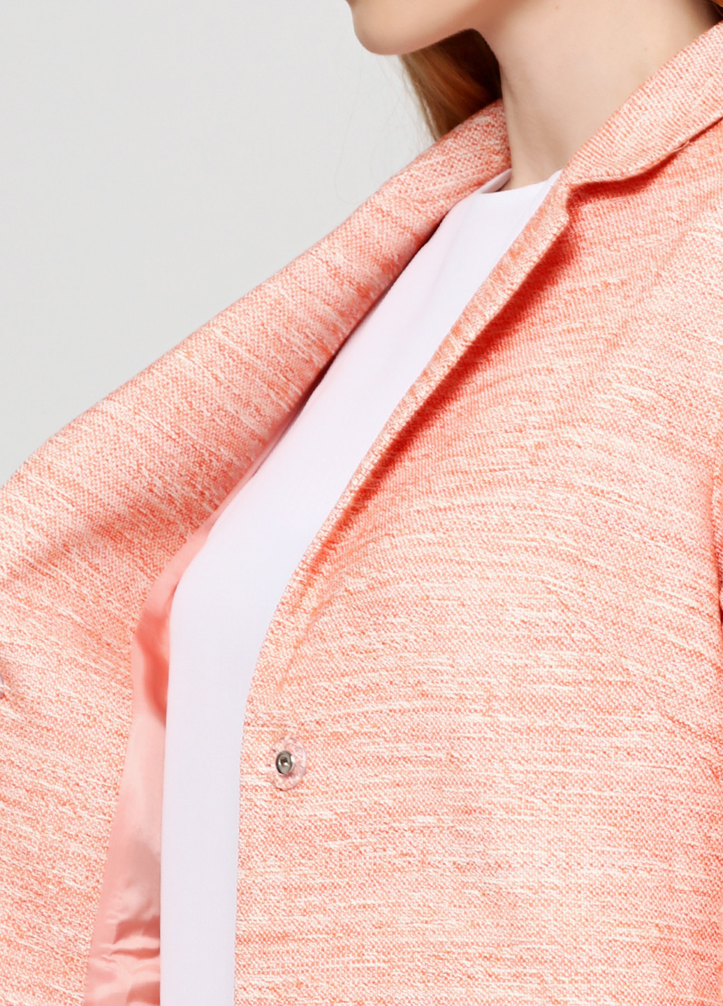 Светло-розовое летнее Пальто без капюшона Florens