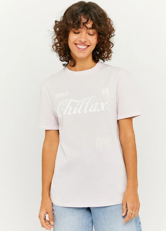 Футболка Tally Weijl Printed T-Shirts - KNIT T-SHIRT - (229436186)