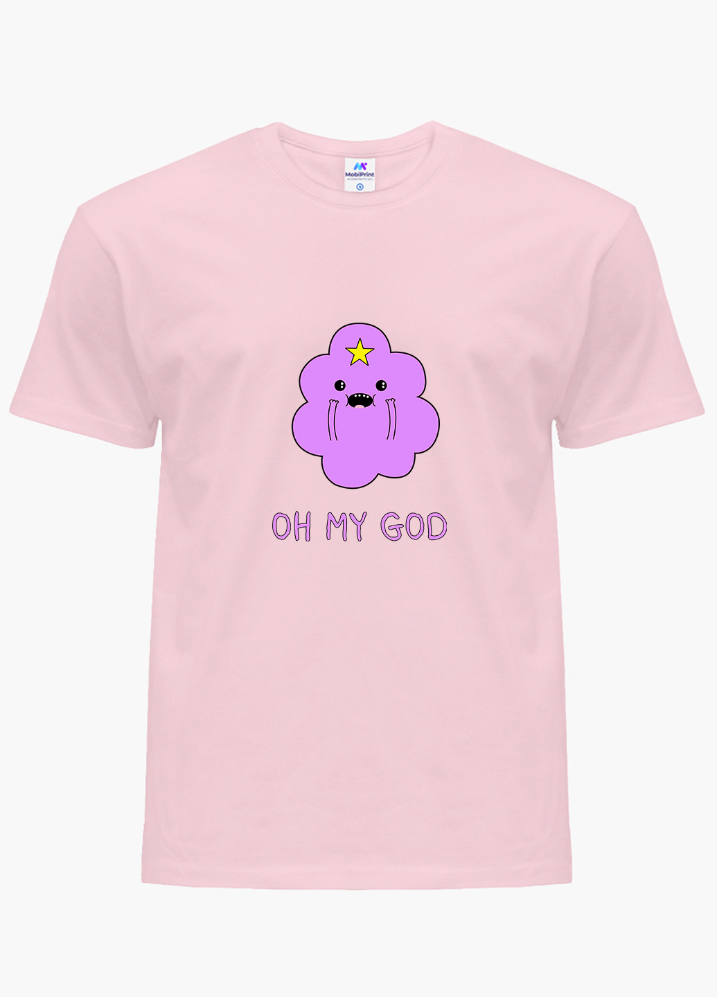 Рожева демісезонна футболка дитяча принцеса бубльгум час пригод (adventure time) (9224-1575) MobiPrint