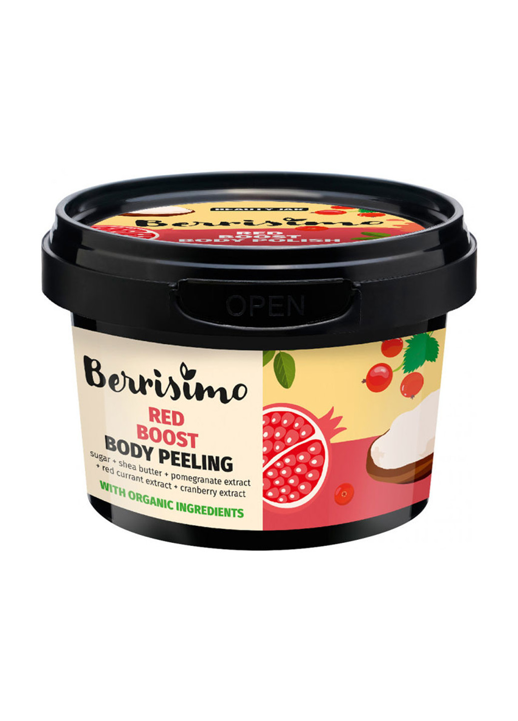 Пілінг для тіла Red Boost Berrisimo 300 г Beauty Jar (251853626)