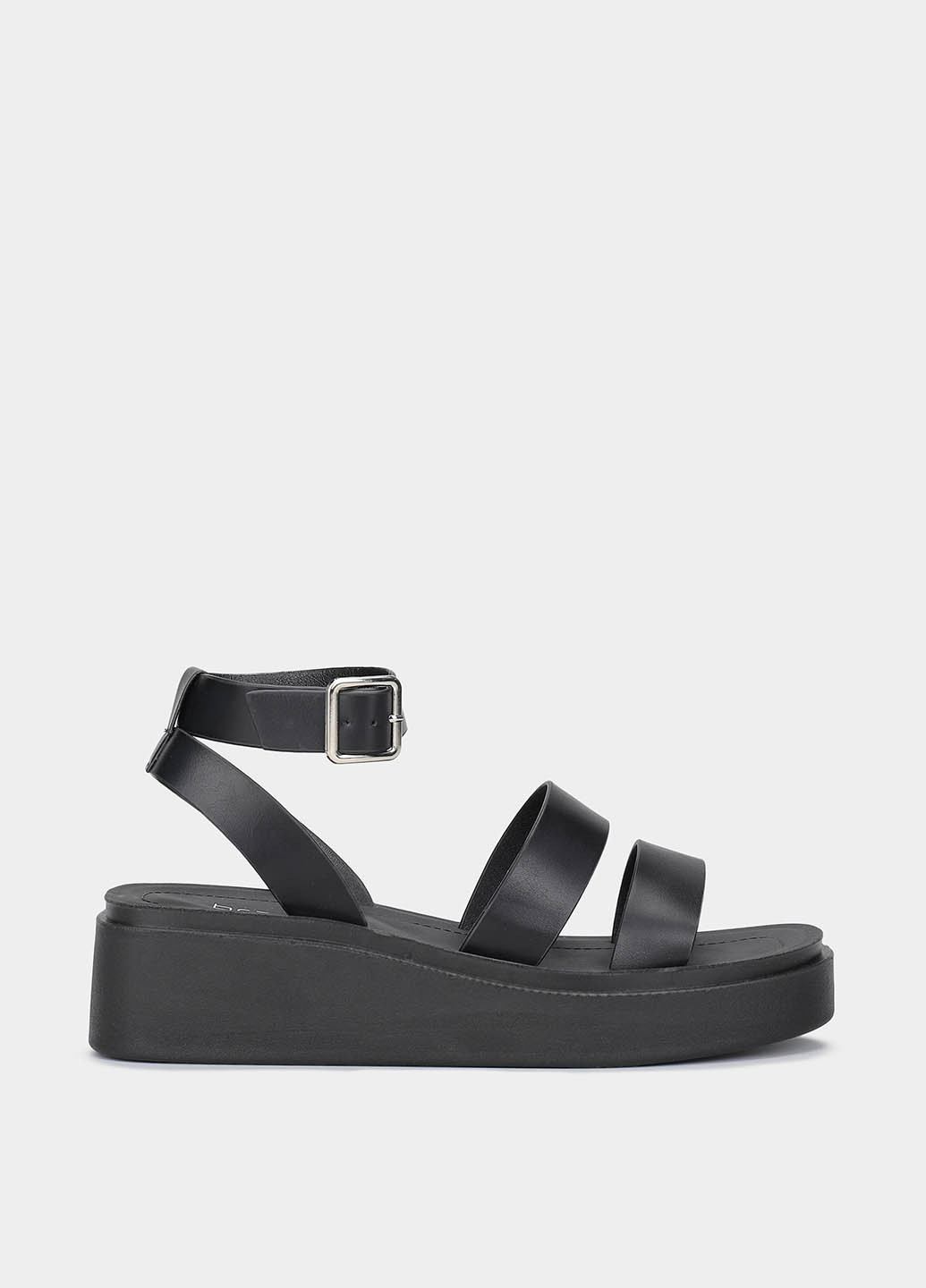 Черные босоножки Braska с ремешком