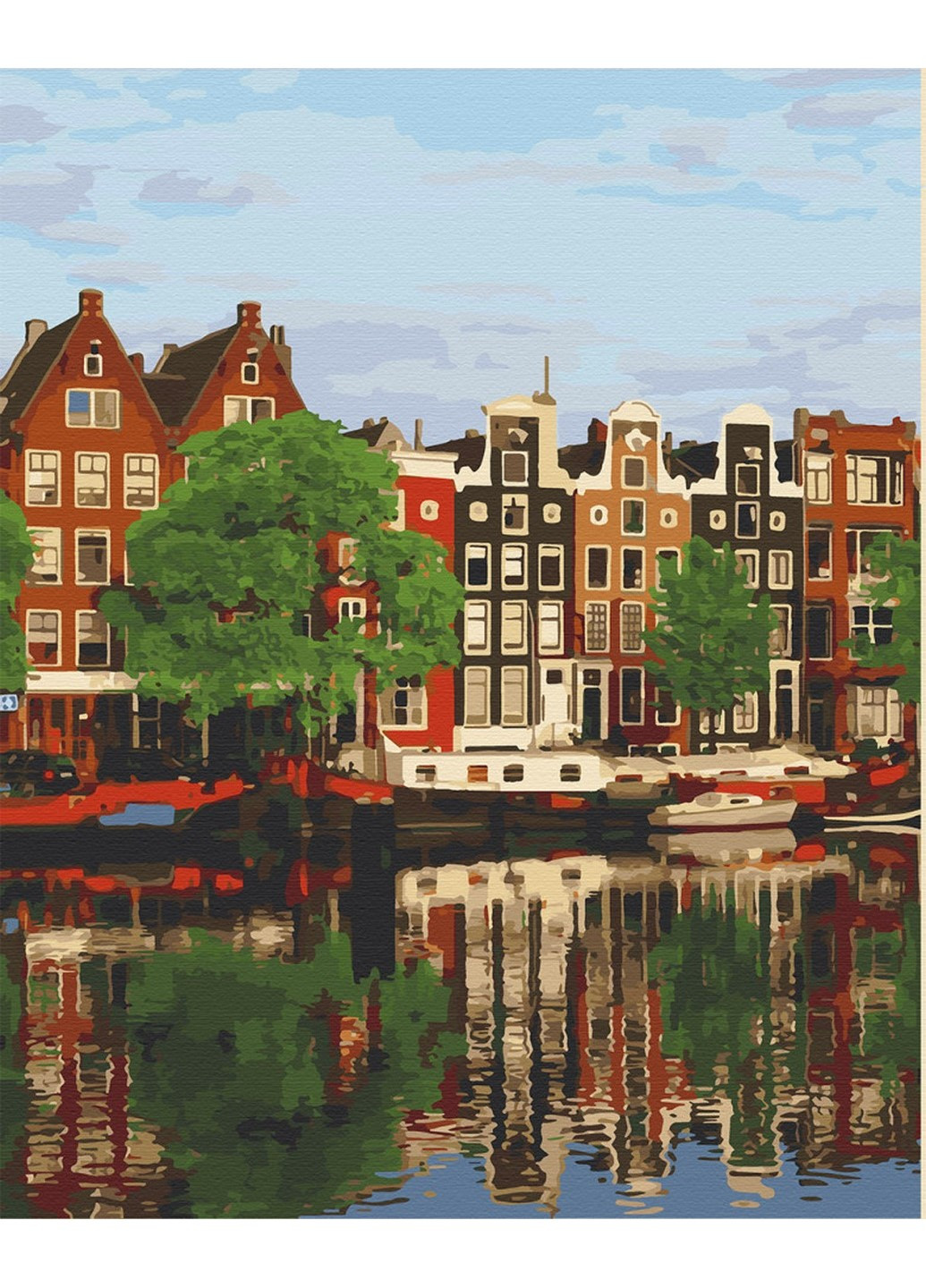 Картина по номерам "Цветной Амстердам" 40х50 см 11227-AC Art Craft (236427628)