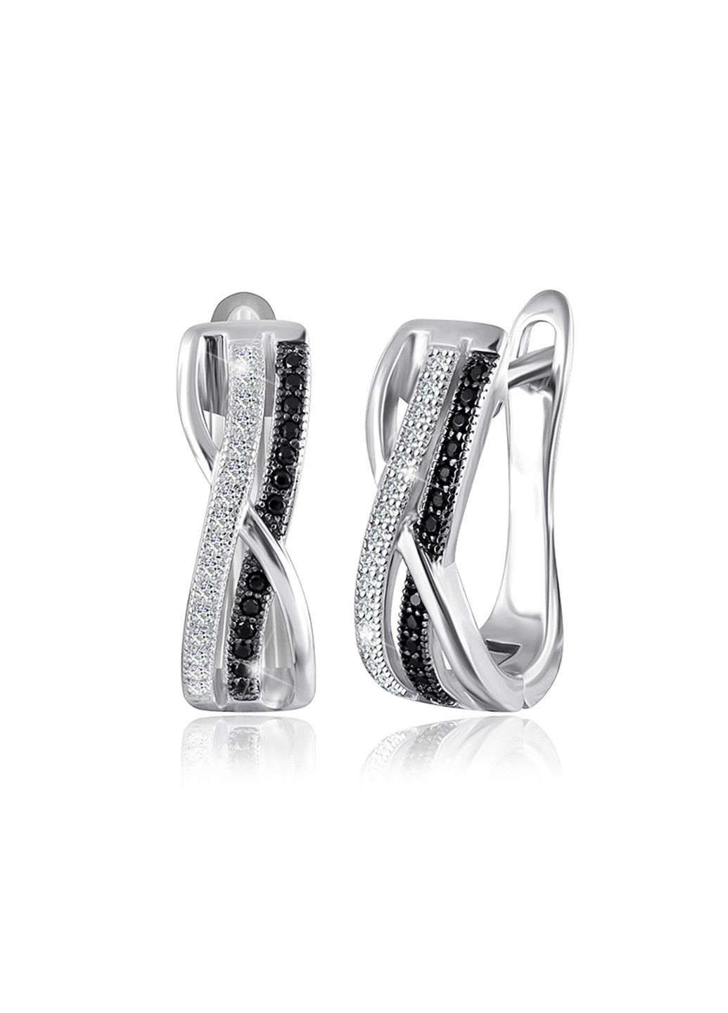 Срібні сережки з фіанітами ск2фо / 202 Silvex925 (201169321)