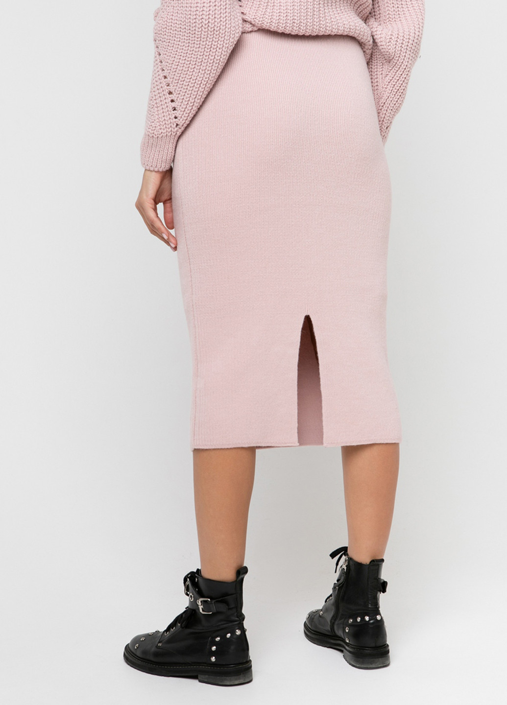 Светло-розовая кэжуал однотонная юбка Sewel карандаш