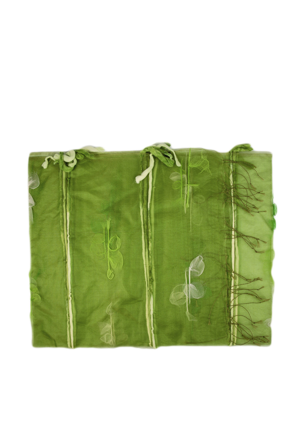 Шарф Penny рисунок зелёный кэжуал полиэстер