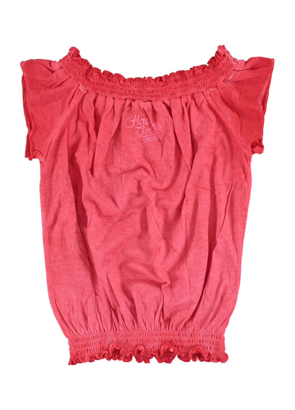 Красная однотонная блузка Vingino летняя