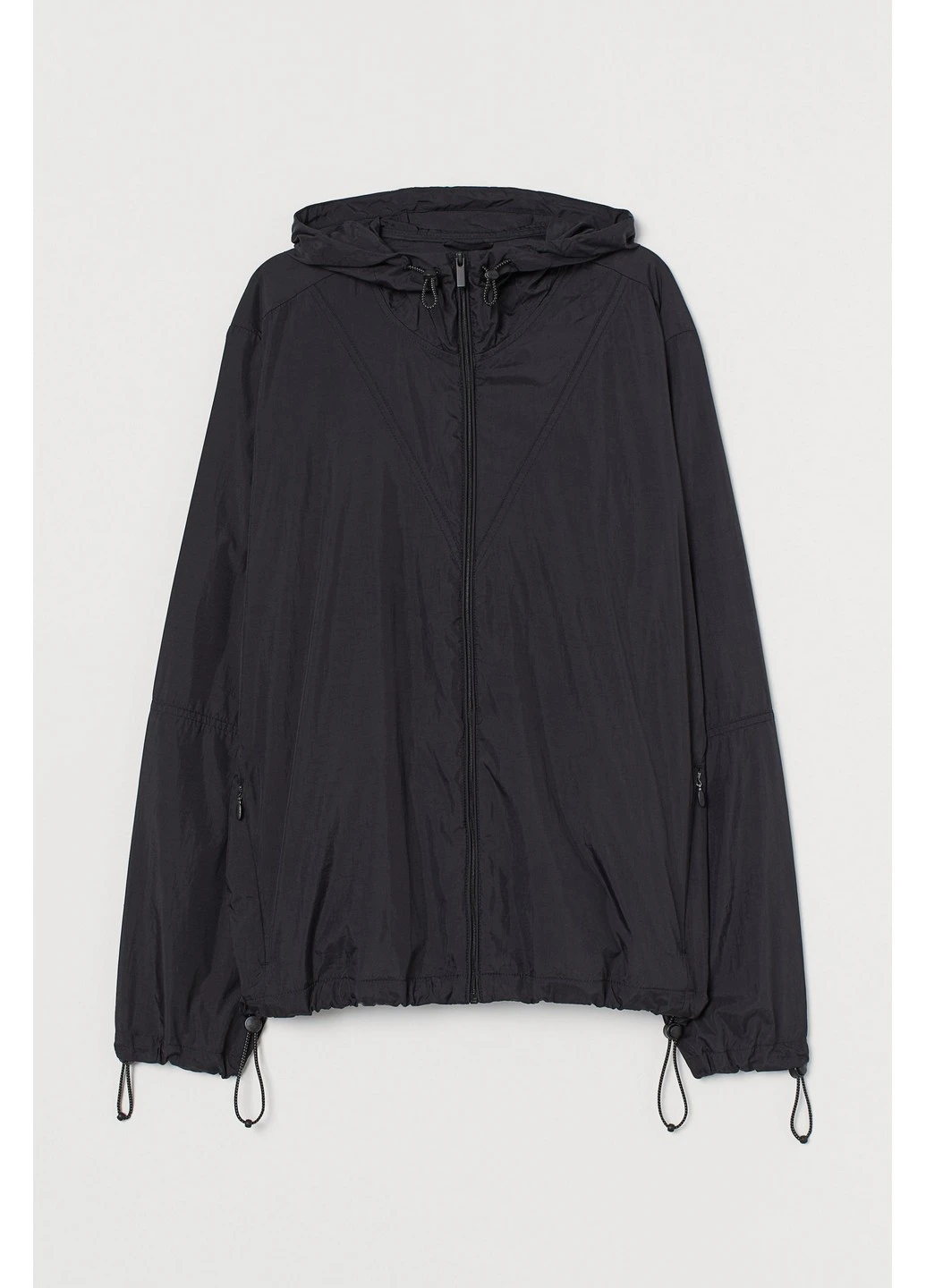 Черная демисезонная куртка H&M