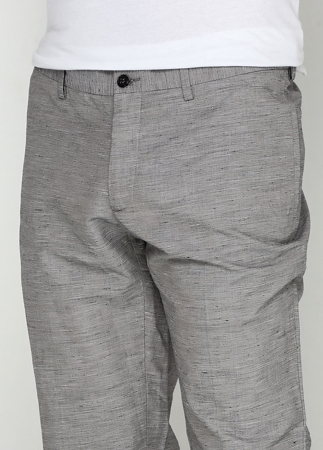 Серые кэжуал демисезонные зауженные брюки Zara