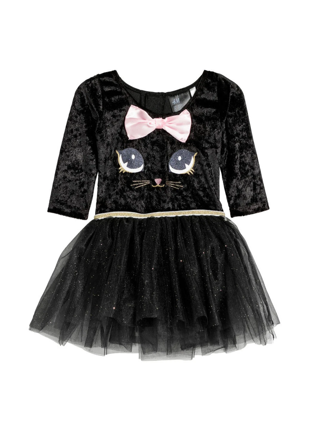 Чёрное платье- боди H&M (99449748)
