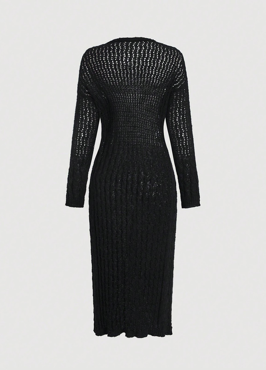 Черный демисезонный кардиган SHEIN