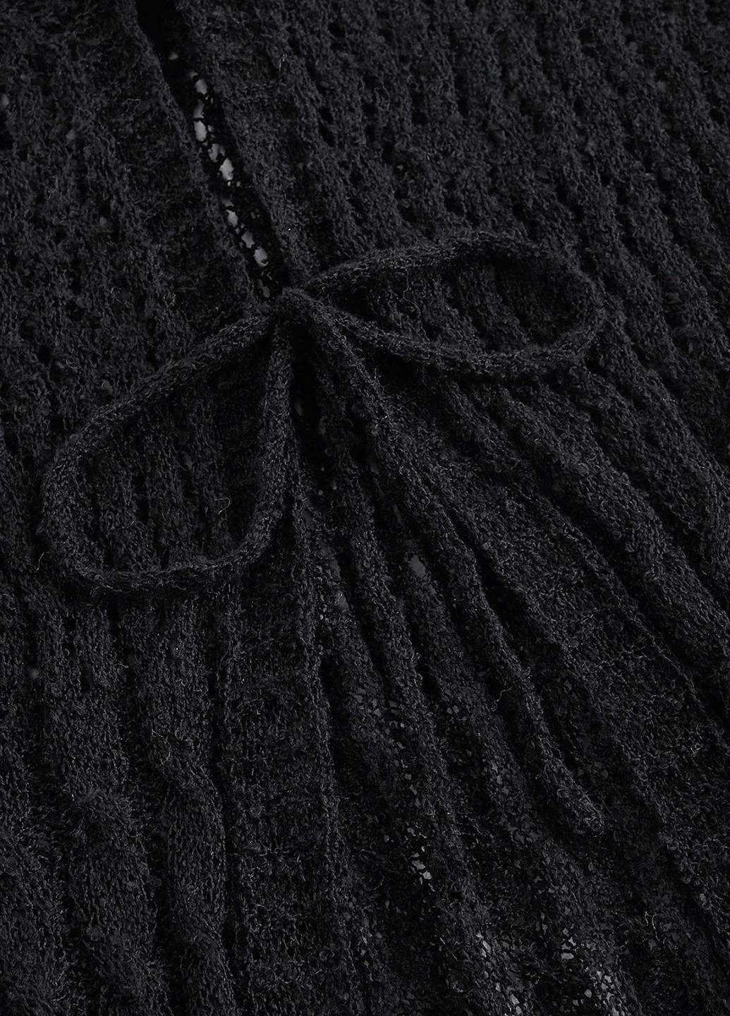 Черный демисезонный кардиган SHEIN