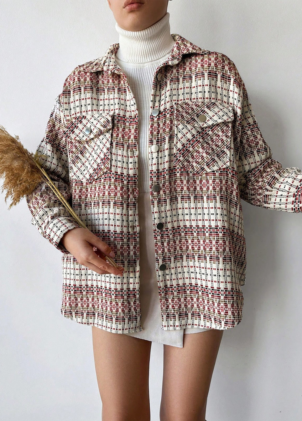 Куртка-рубашка SHEIN (323082567)