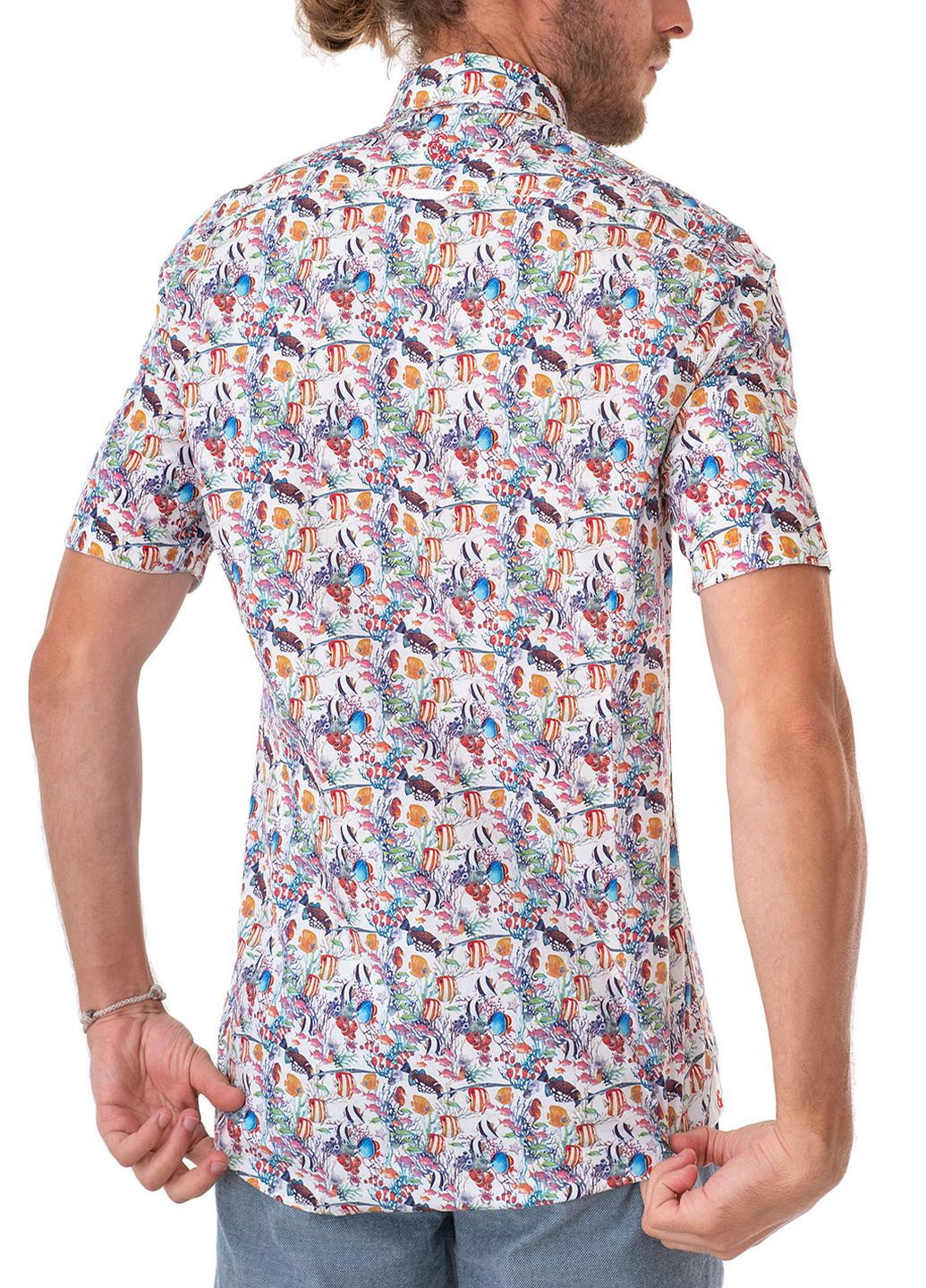 Цветная рубашка с абстрактным узором COLOURS & SONS