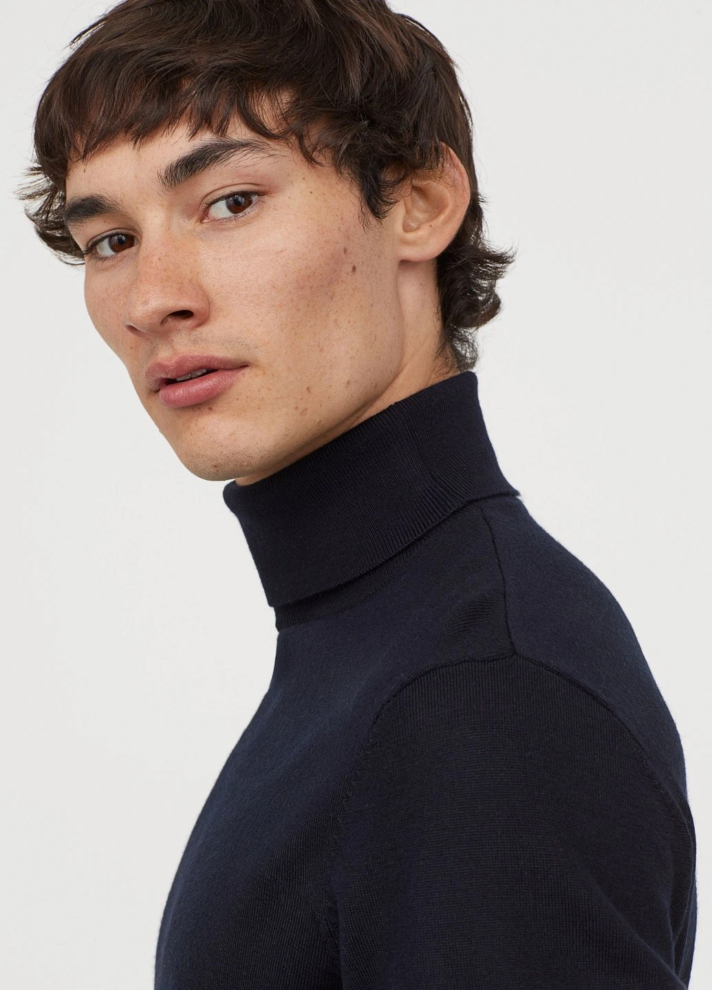 Темно-синий демисезонный свитер H&M