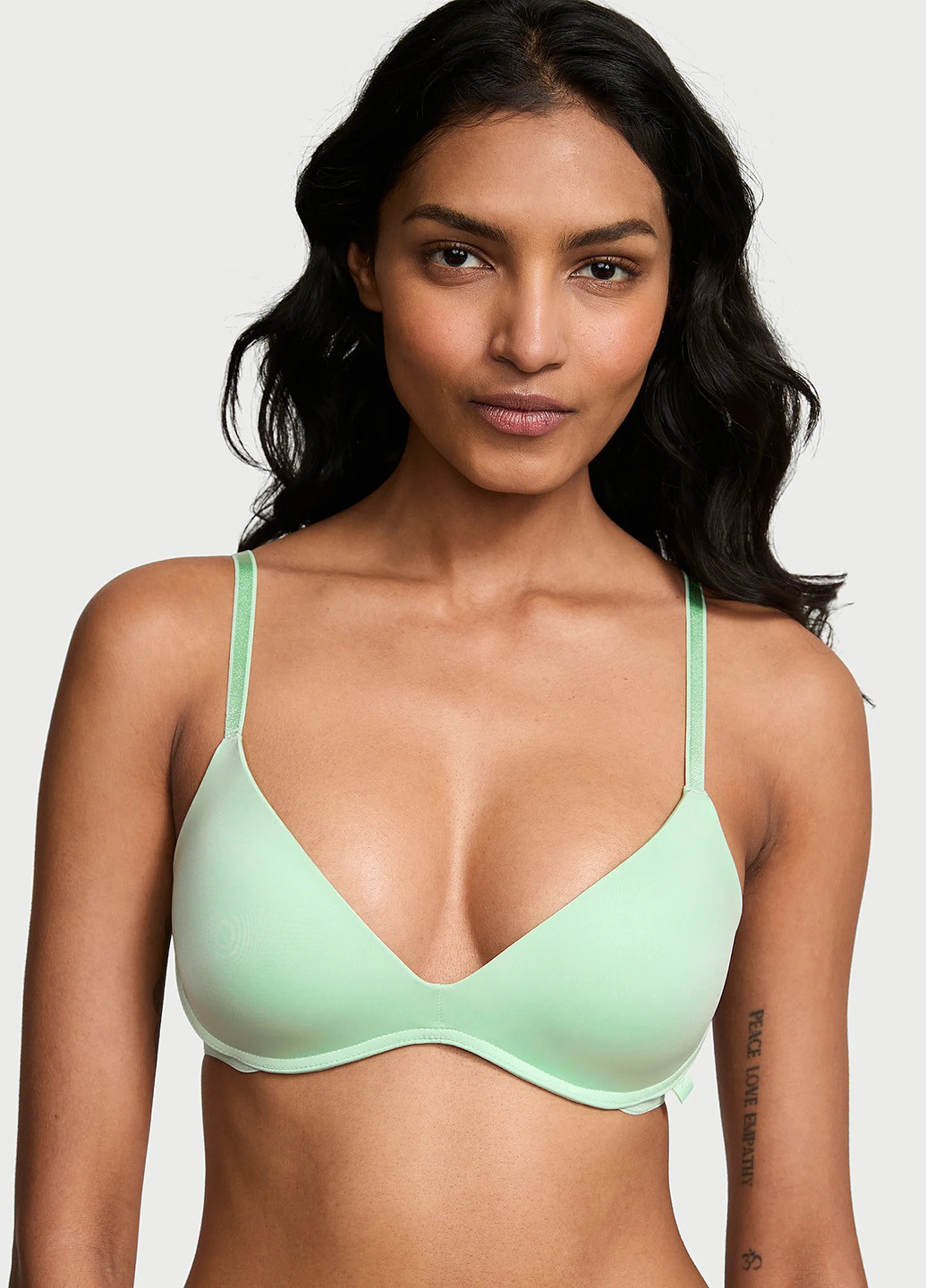 Зеленый демисезонный комплект (бюстгальтер, трусики) Victoria's Secret