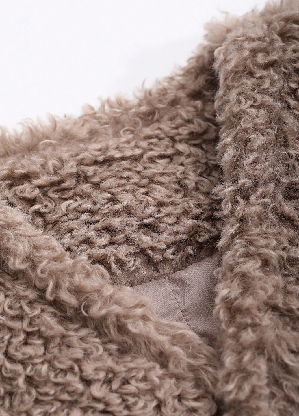 Темно-бежевый демисезонный кардиган SHEIN