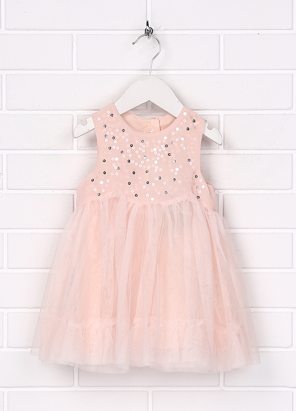 Персиковое платье H&M (107283905)