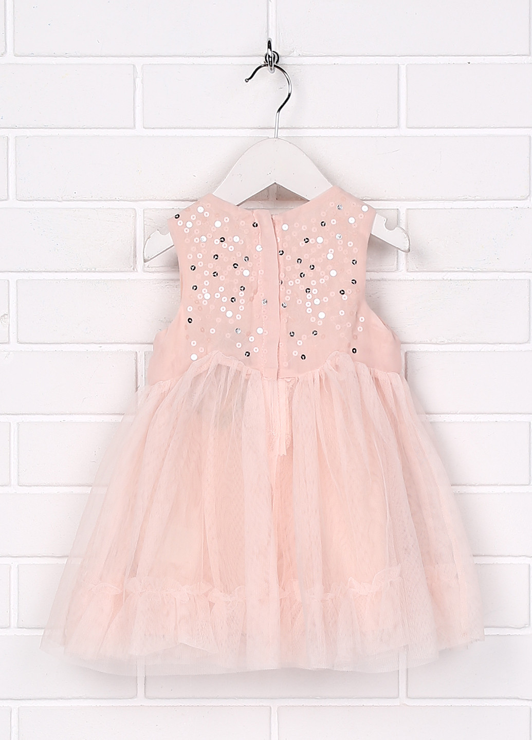 Персиковое платье H&M (107283905)