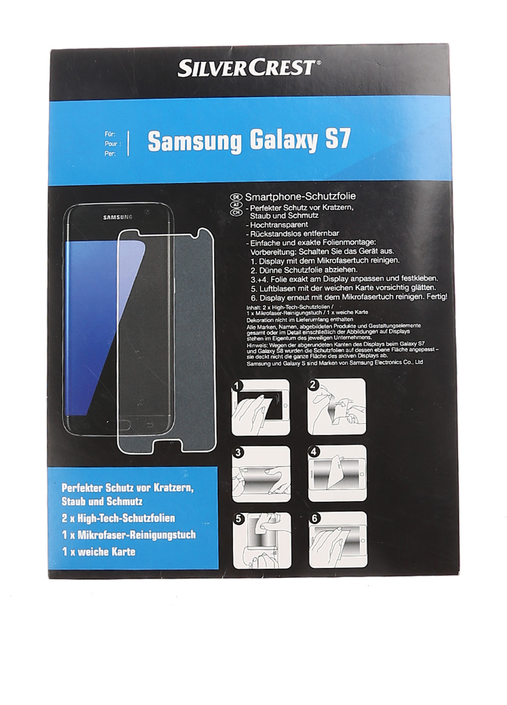 Пленка на Samsung Galaxy S7 Silver Crest (96654078)