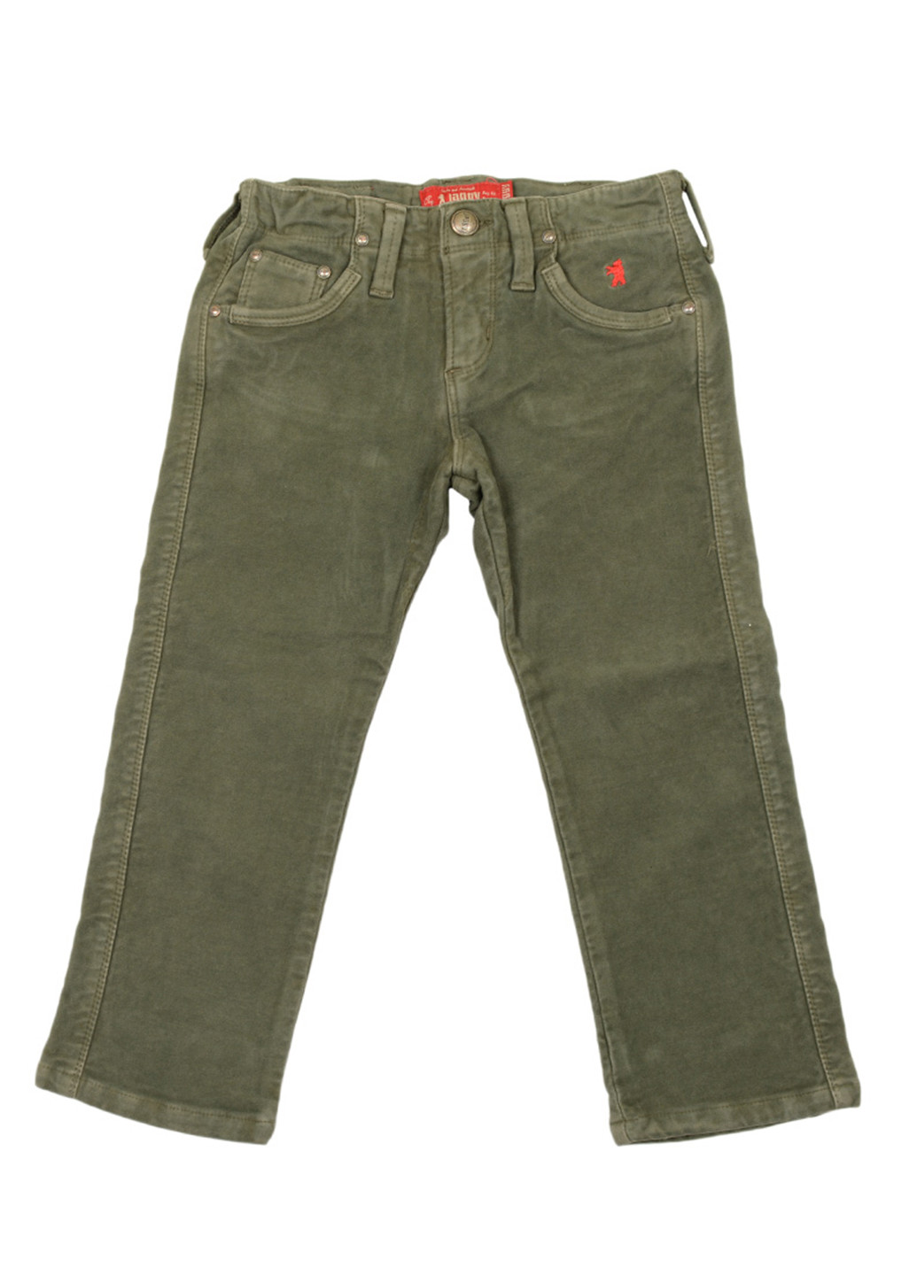 Темно-зеленые кэжуал демисезонные брюки со средней талией Jaggy