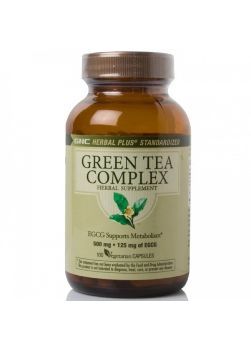 Екстракт зеленого чаю Green Tea Complex 500 мг (100 капс) GNC (255409428)