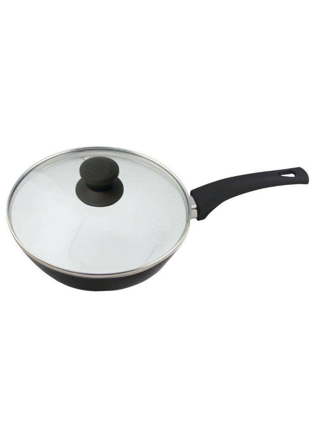 Сковорода універсальна BS-7524-Black 24 см чорна Barton Steel (253628534)