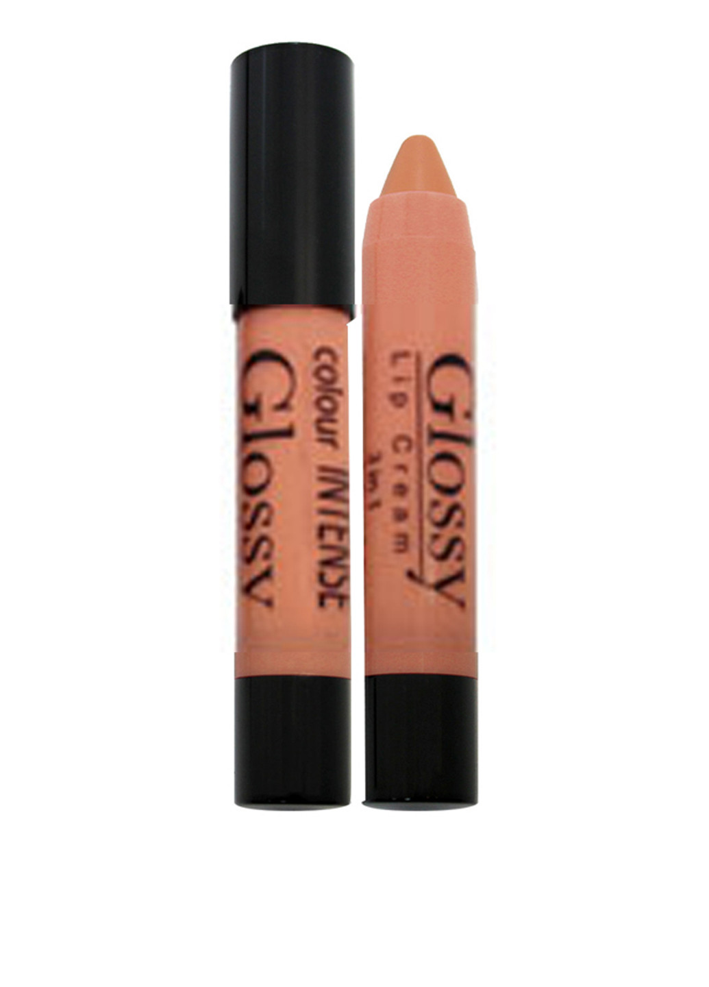 Губная помада-карандаш Glossy Lip Cream 3in1 №1 Hazelnut, 4 г Colour Intense (83220104)
