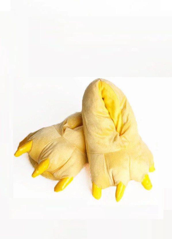Желтые тапки-лапки jamboo Кигуруми