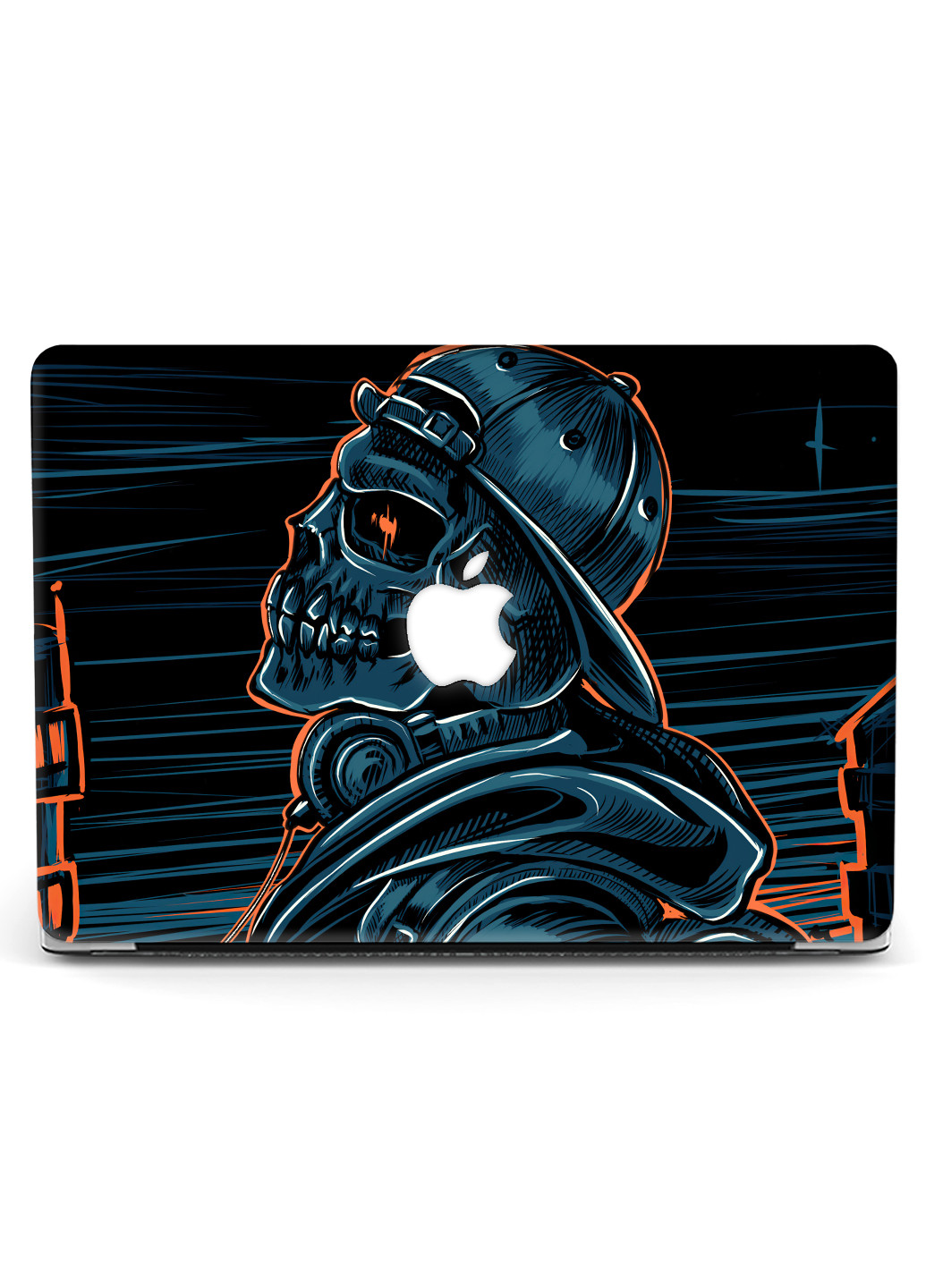 Чехол пластиковый для Apple MacBook Air 13 A1932 / A2179 / A2337 Череп Граффити (Skull Cap Jacket Graffiti) (9656-2808) MobiPrint (219124229)