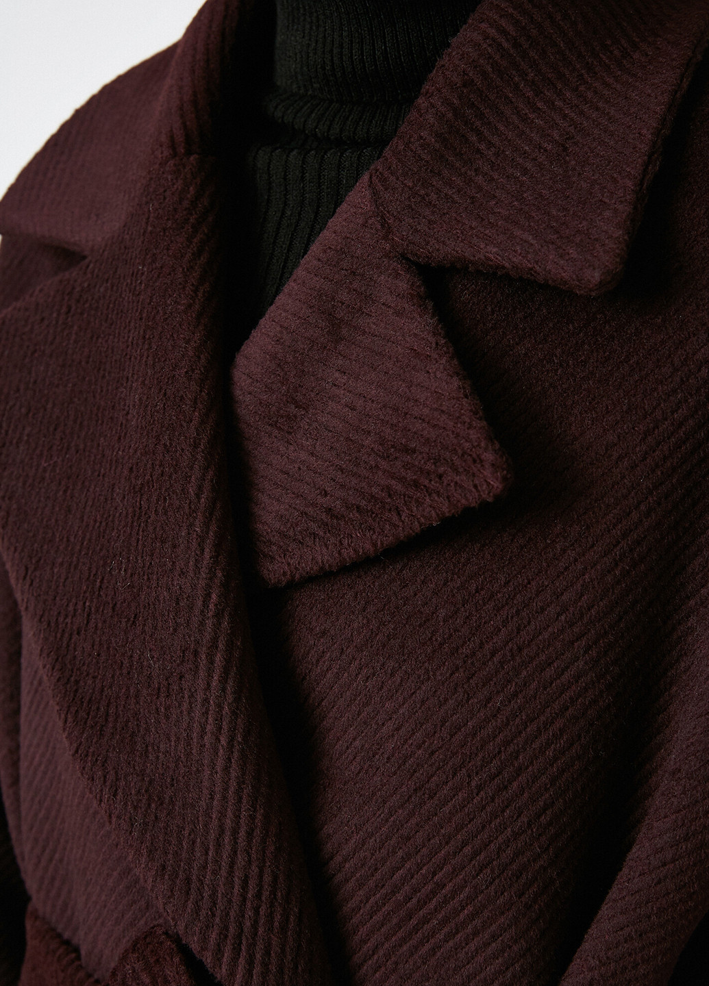 Темно-коричневое демисезонное Пальто KOTON