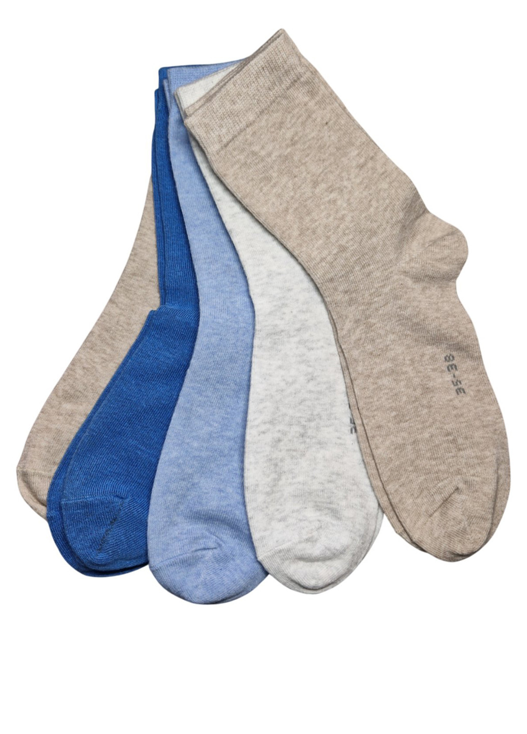 Комбинированные носки (5 пар) C&A меланжи (341560794)