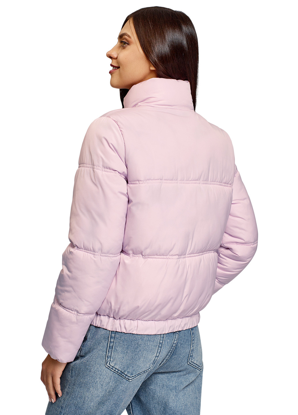 Світло-рожева демісезонна куртка Oodji