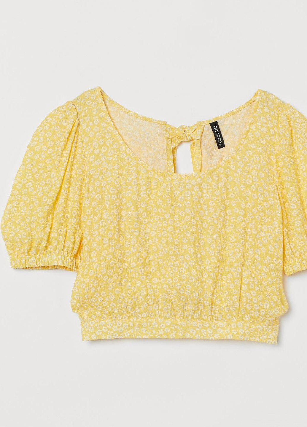 Жовта літня блузка H&M