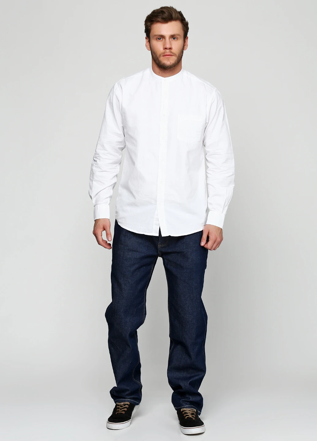 Темно-синие демисезонные прямые джинсы Lee Cooper