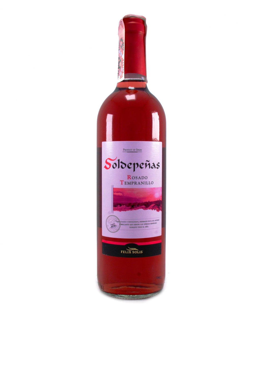 Вино rosado рожеве сухе, 0,75 л Soldepenas (198435443)