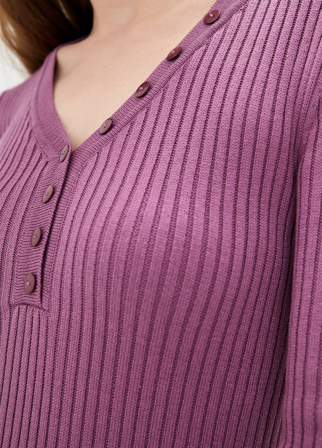 Сиреневый демисезонный пуловер Sewel