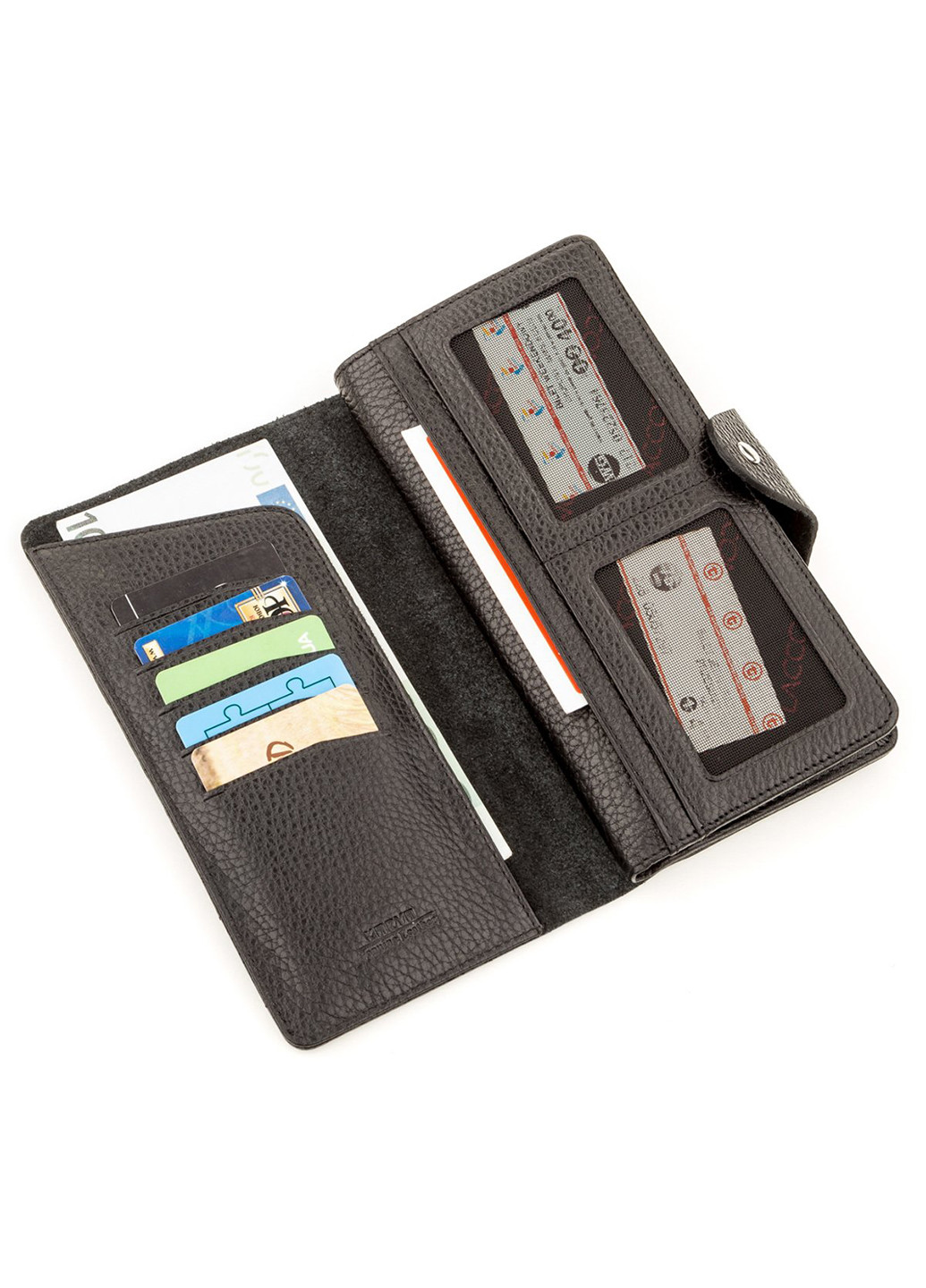 Жіночий шкіряний гаманець 18,5х10 см Karya (252129776)