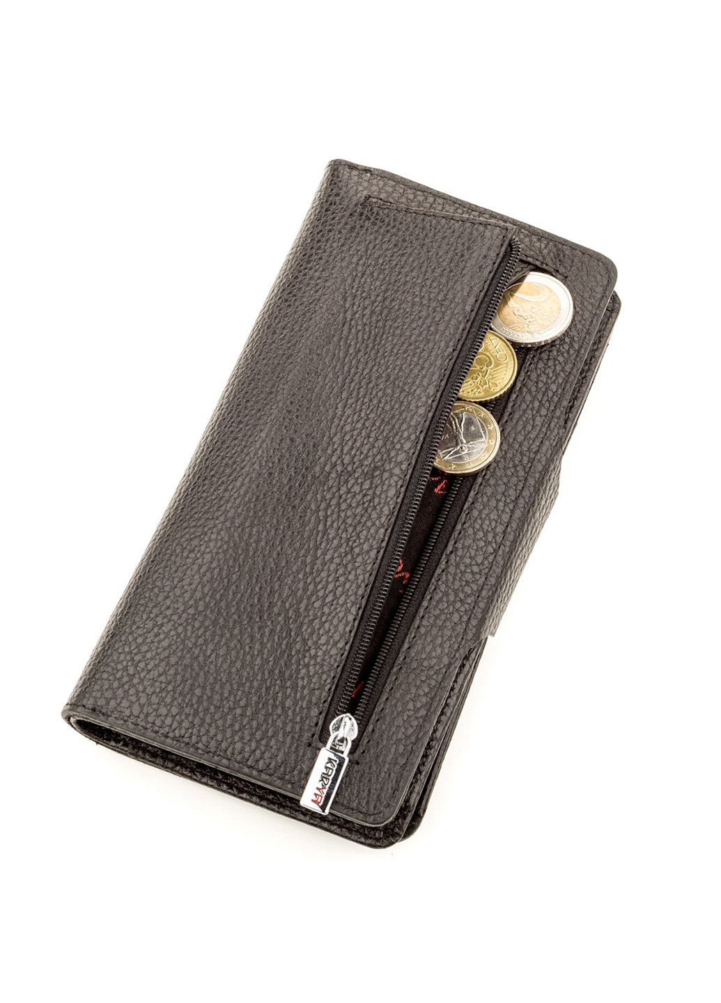 Жіночий шкіряний гаманець 18,5х10 см Karya (252129776)