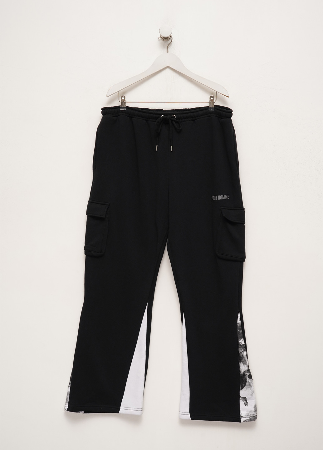 Черные кэжуал, спортивные демисезонные клеш, прямые брюки Boohoo