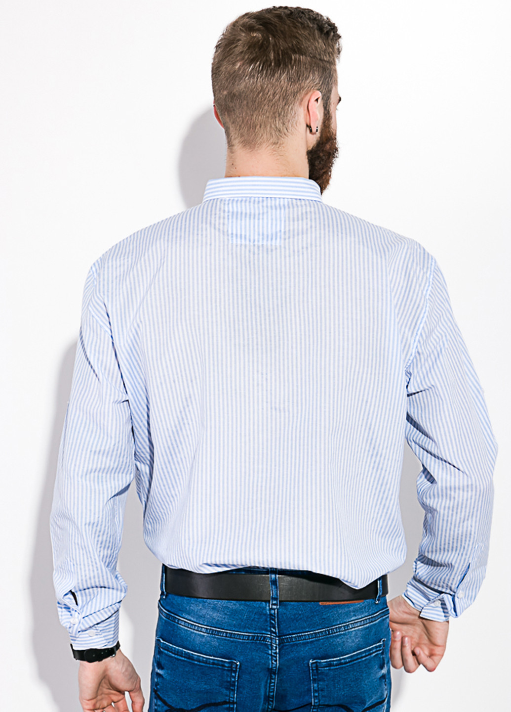 Голубой кэжуал рубашка Time of Style