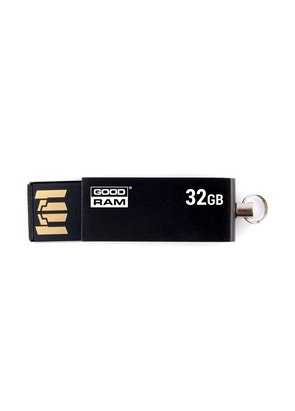Флеш пам'ять USB Cube 32GB Black (UCU2-0320K0R11) Goodram флеш память usb goodram cube 32gb black (ucu2-0320k0r11) (133370447)
