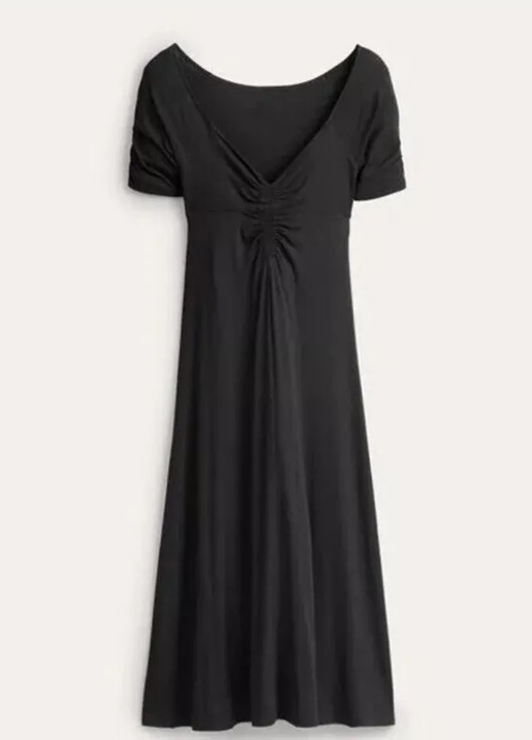 Черное кэжуал платье в стиле ампир Boden однотонное