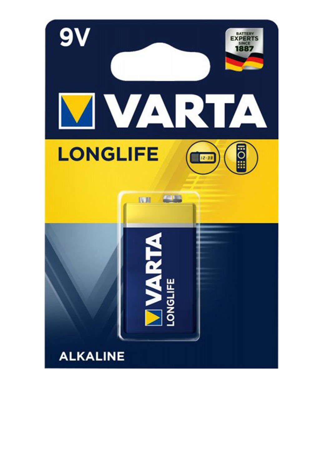 Батарейка Varta longlife power 6lr61 bli 1 alkaline (04922121411) (138004306)
